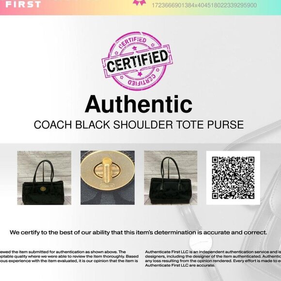 EUC Coach w/ COA Hamptons Medium Madeline Tote - Picture 12 of 12